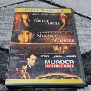TRIPLE FEATURE PERFECT MURDER MURDER 8Y NUM8ERS & MURDER IN THE 1ST DVD